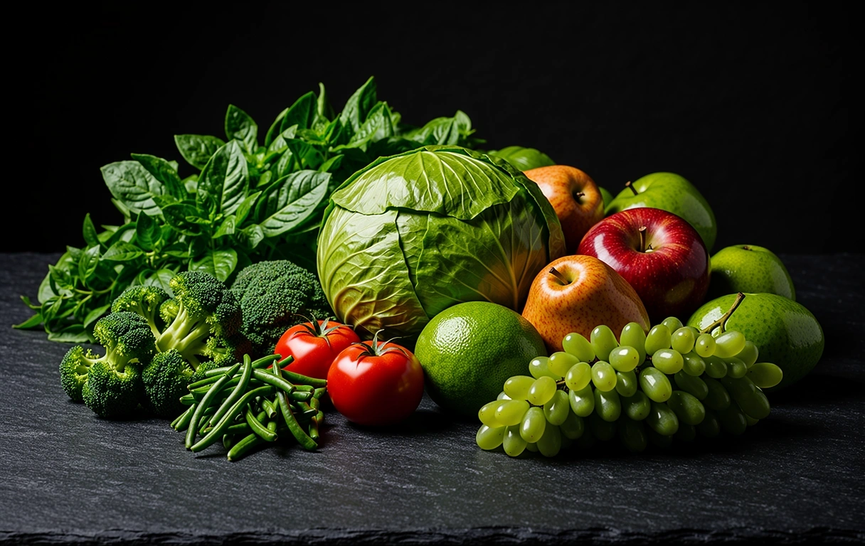 Frische gesunde Lebensmittel